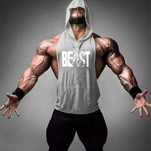 2019 new men's shirt compression vest adult gym vest fitness sleeveless T-shirt sportswear running vest jogging suit