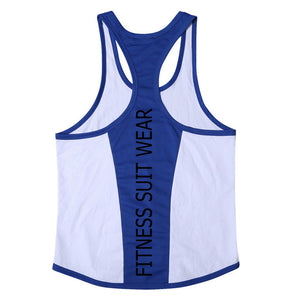 Fashion Casual Loose Letter Print Gym Quick Dry Vest Sports Breathable Clothing Slim Fit Running T-shirts Clothes