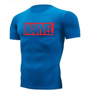 Summer running Gym Shirt Sport T Shirt Men Short Sleeve Running Shirt Men Workout Training Tees Fitness Sport T-shirt Rashgard