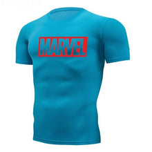 Load image into Gallery viewer, Summer running Gym Shirt Sport T Shirt Men Short Sleeve Running Shirt Men Workout Training Tees Fitness Sport T-shirt Rashgard