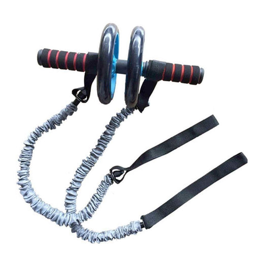 Exercise Trainer Belly Wheel Roller Elastic Resistance Sport Ropes Ropes(Without Roller) Fitness Gym Equipment