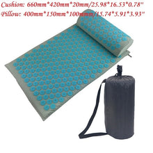 Load image into Gallery viewer, Massager Cushion Massage Yoga Mat Acupressure Relieve Stress Back Body Pain Spike Mat Acupuncture Massage Yoga Mat with Pillow