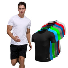 Load image into Gallery viewer, Shirt Homme Running Men Designer Quick Dry T-Shirts Running Slim Fit Tops Tees Sport Men &#39;s Fitness Gym T Shirts Muscle Tee 2018