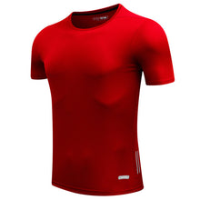 Load image into Gallery viewer, Shirt Homme Running Men Designer Quick Dry T-Shirts Running Slim Fit Tops Tees Sport Men &#39;s Fitness Gym T Shirts Muscle Tee 2018