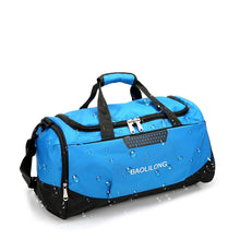 Load image into Gallery viewer, Professional Large Sports Bag Waterproof Gym Bag Polyester Men/Women Large Capacity Packable Duffle Sports Bag Travel Backpack