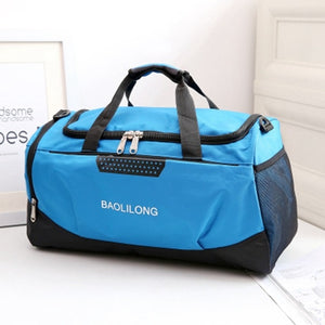 Professional Large Sports Bag Waterproof Gym Bag Polyester Men/Women Large Capacity Packable Duffle Sports Bag Travel Backpack