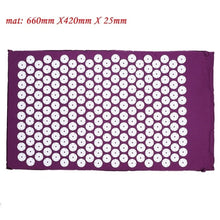 Load image into Gallery viewer, Massager Cushion Massage Yoga Mat Acupressure Relieve Stress Back Body Pain Spike Mat Acupuncture Massage Yoga Mat with Pillow