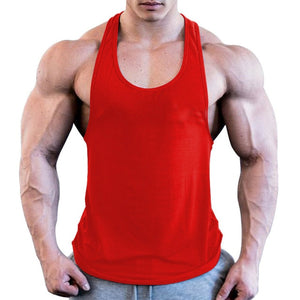 Men Sport Gym Workout Fitness Stringer Weight Loss Singlets Vest Shirt Breathable Male Running T-Shirt Sport Shirt